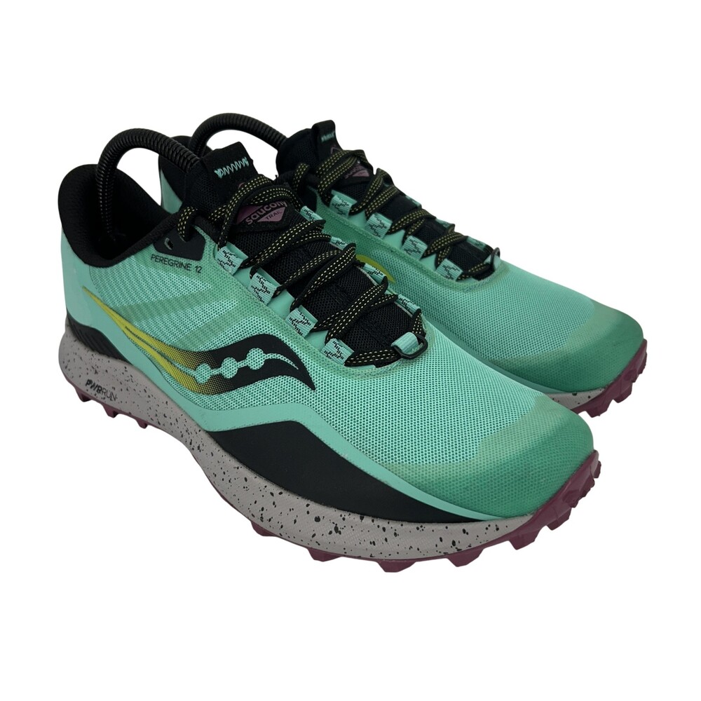 Saucony Peregrine 12 Shoes Womens Size 9.5 Trail Running Sneakers S10737-26